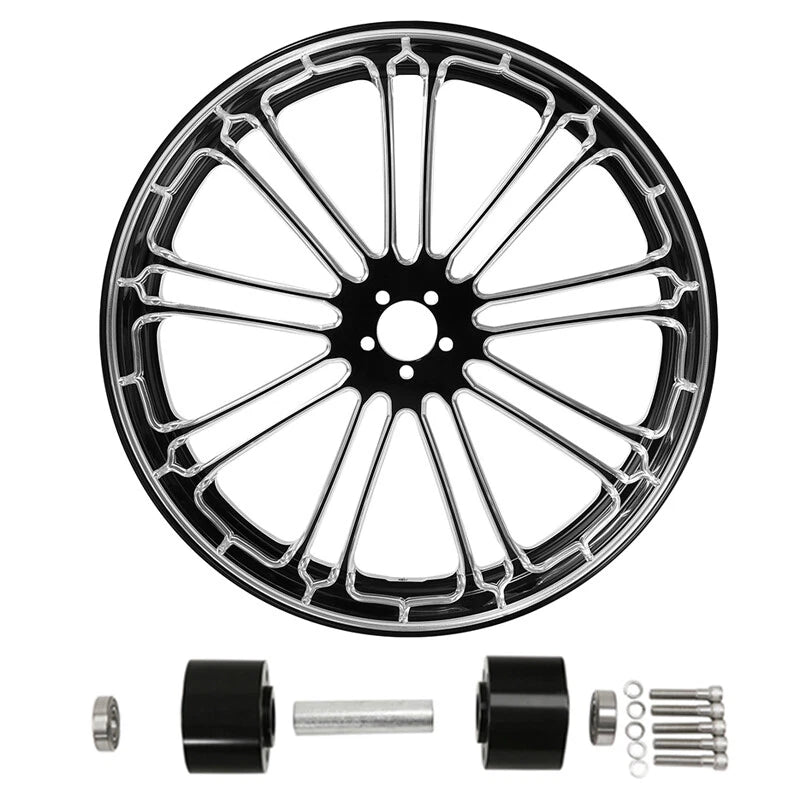 Rim & Hub 18x3.5 Front Wheel & Dual Disc Hub for Harley Touring (1997-2021)