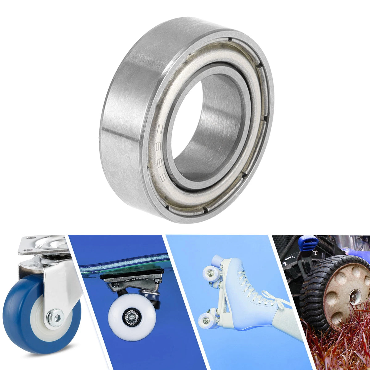 Deep Groove Ball Bearings / 9x17x5mm 1 Pc / for Scooter Skateboard Wheel