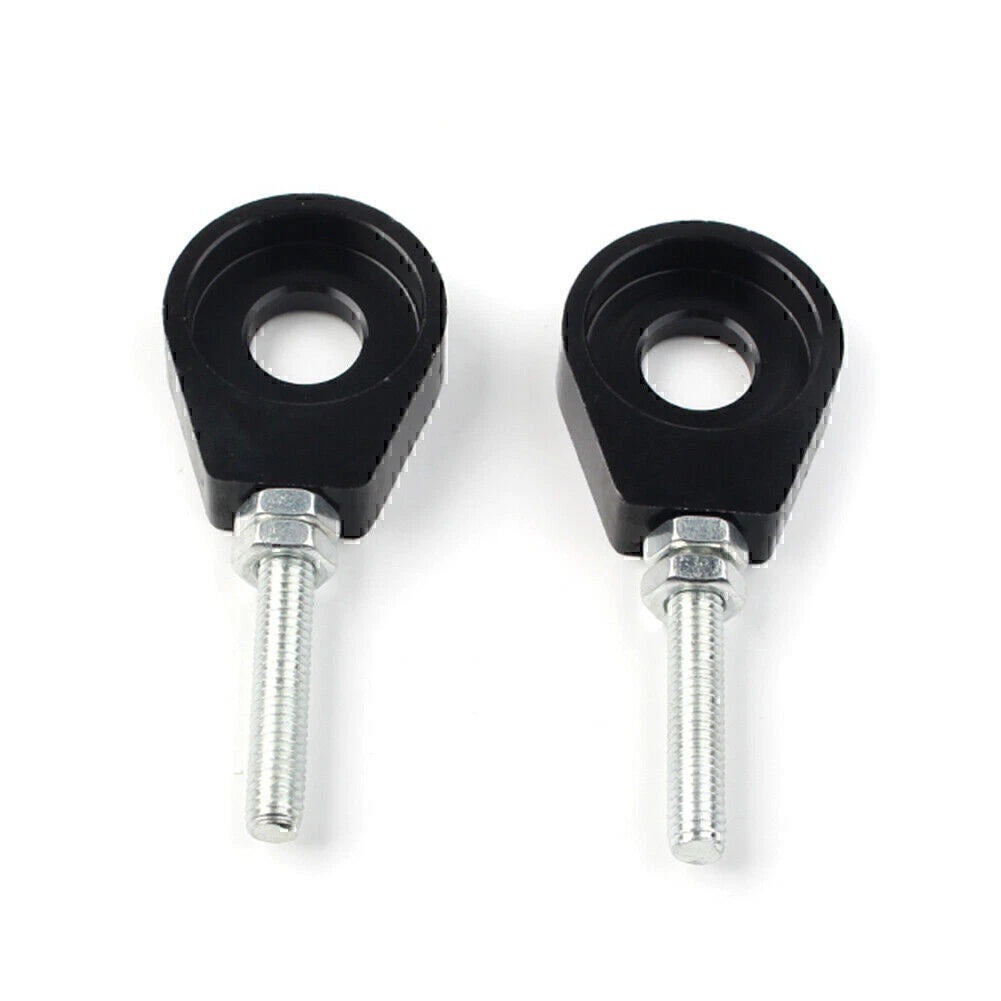 Black 12mm Chain Adjuster Block Tensioners for Pit Quad Dirt Bike ATV CRF50