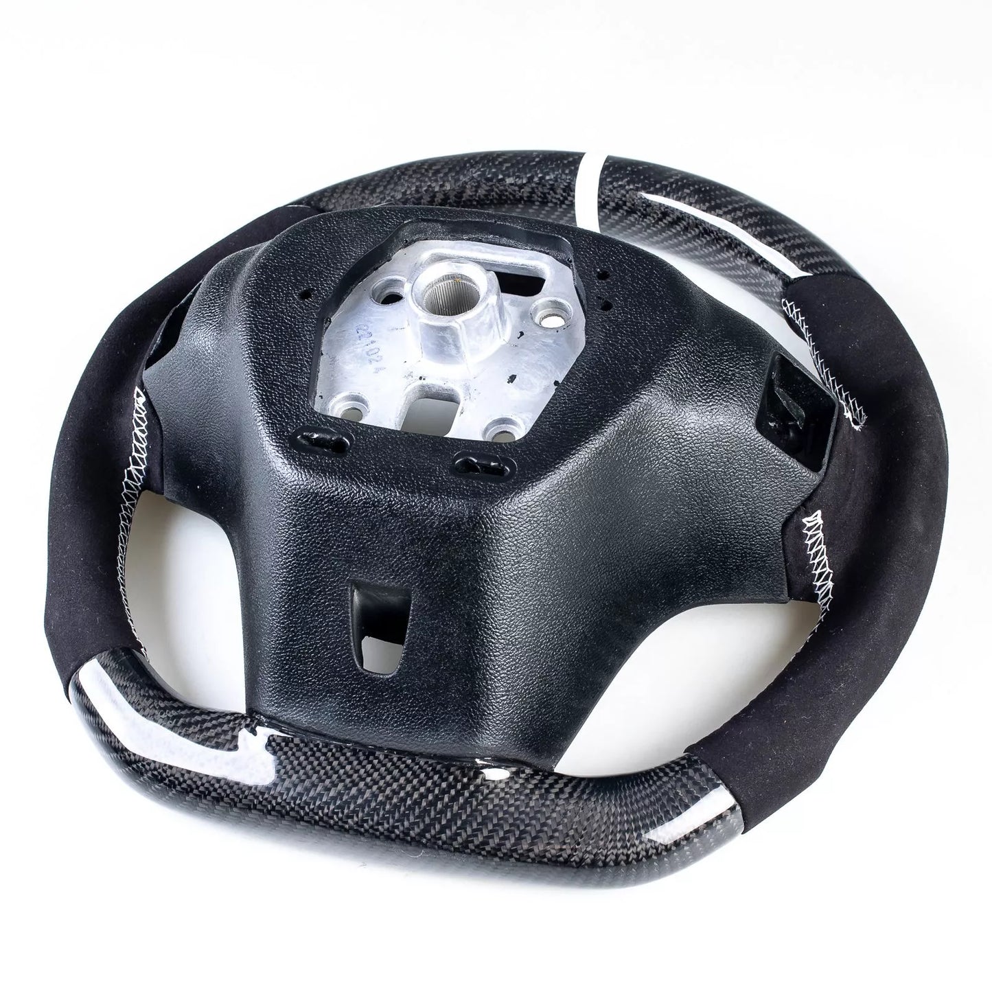 Carbon Flat Bottom Suede Steering Wheel for Chevrolet Camaro (2012-2015)