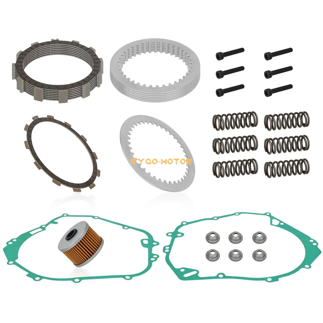 Clutch Friction Plates, Gasket, Oil Filter for Polaris Predator Outlaw 500
