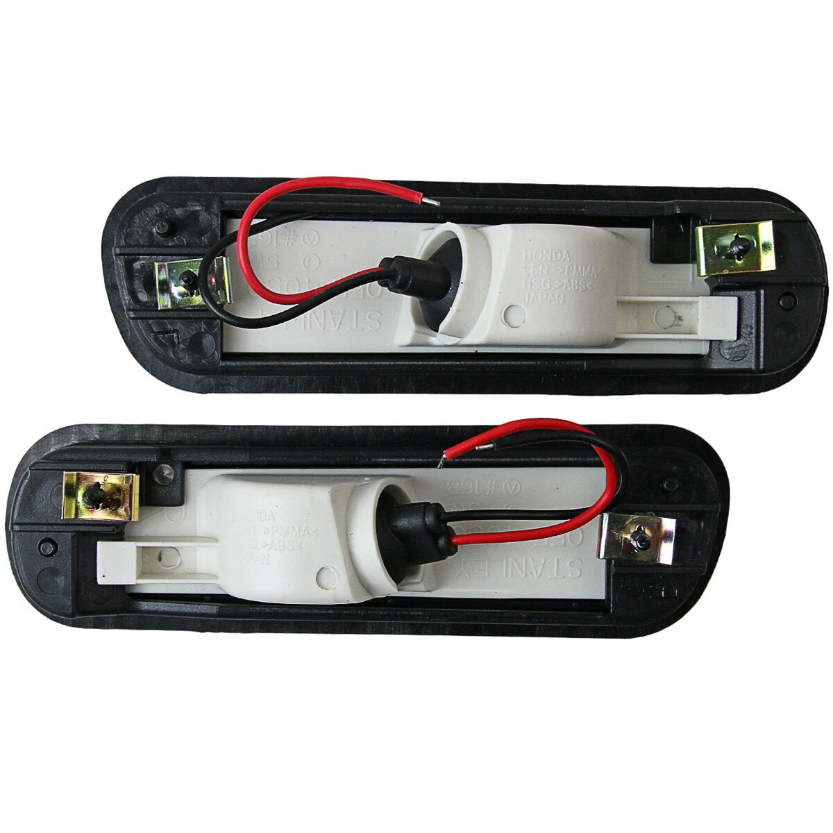 Rear Bumper Side Markers for Honda Accord, Acura Civic, Prelude (Clear)
