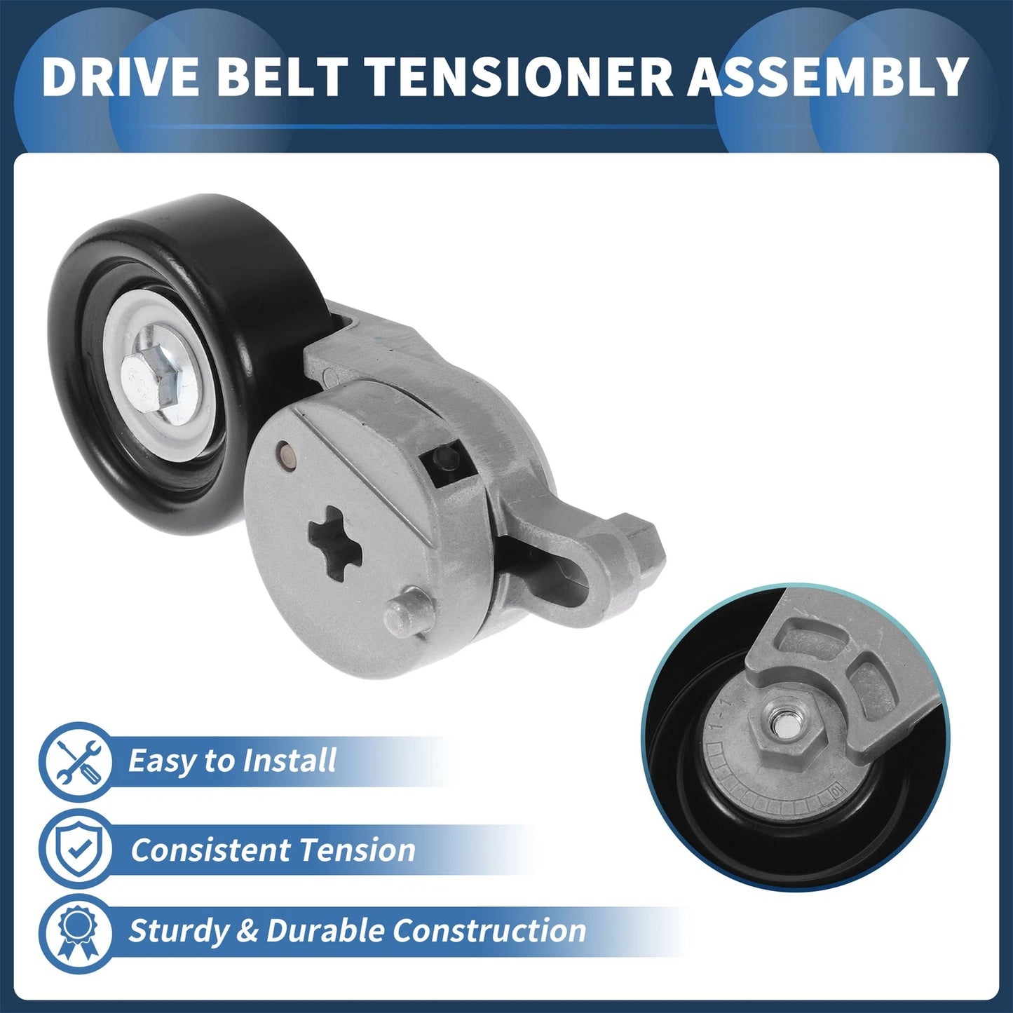 Belt Tensioner for Toyota Highlander (2009-2019) - Metal 1 Pc