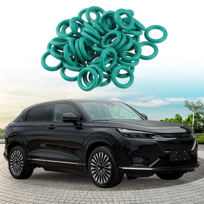 Fuel Injector Seal O Ring for Honda KeiHin NBR Rubber Green 50 Pcs