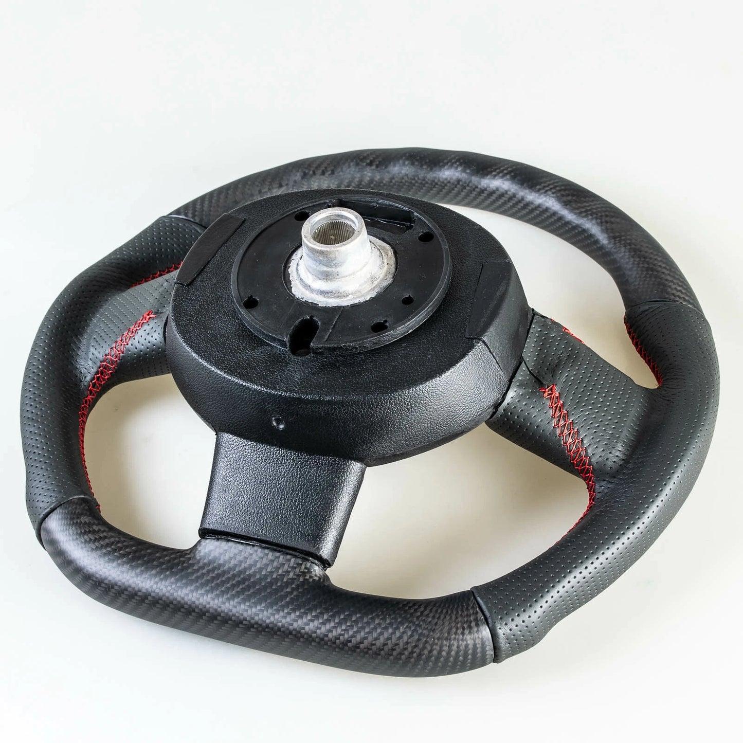 Flat Bottom Matte Carbon Leather Steering Wheel for Mini R55 R56 R57 R58 R60 R61 (2006-2016)