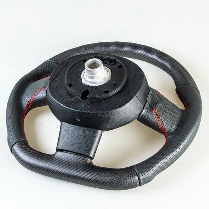 Flat Bottom Matte Carbon Leather Steering Wheel for Mini R55 R56 R57 R58 R60 R61 (2006-2016)