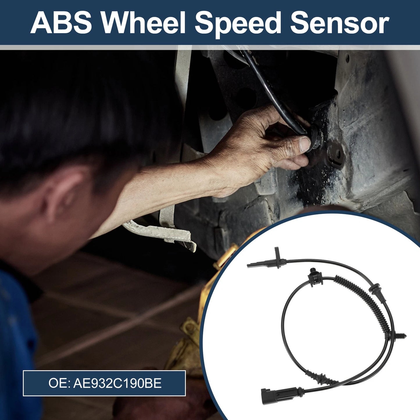 ABS Wheel Speed Sensor for Ford Flex 2010-2019 Rear