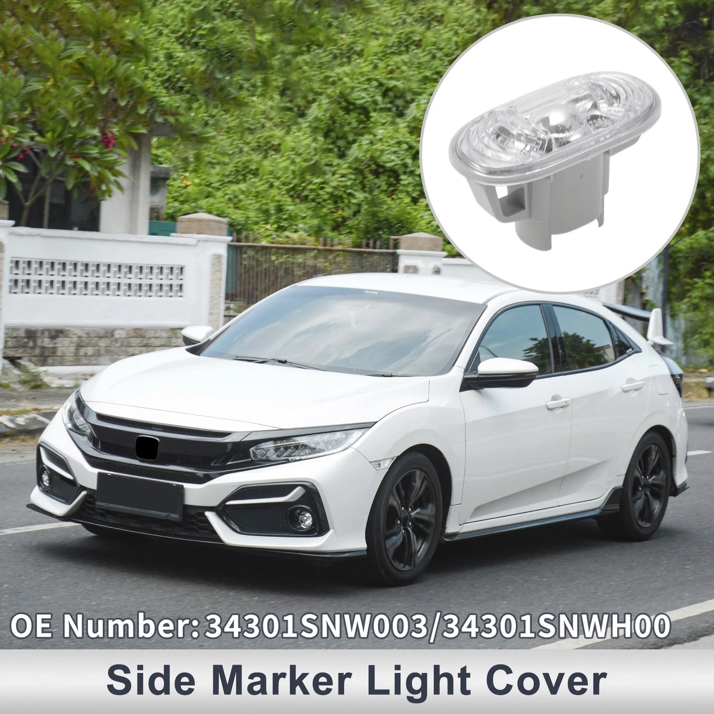 Car Side Marker Light Cover for Honda Civic (2006-2011)
