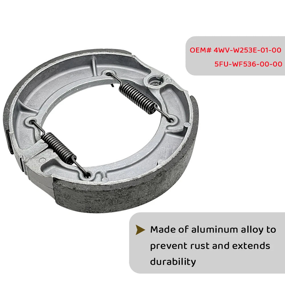 2 x Rear Brake Shoes for Yamaha Kodiak 400 YFM400FW (1993–1999)