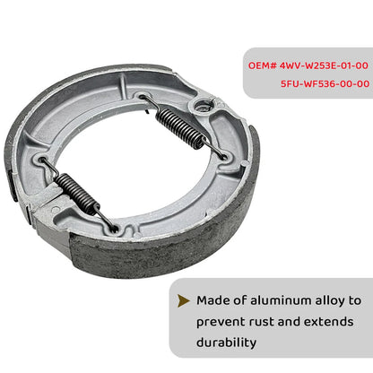 2 x Rear Brake Shoes for Yamaha Kodiak 400 YFM400FW (1993–1999)