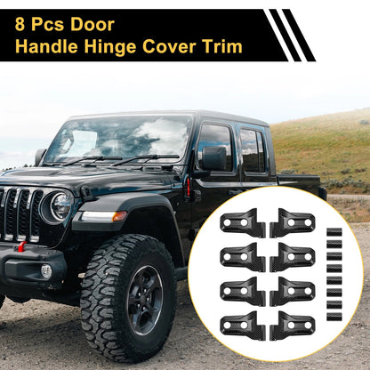Door Handle Hinge Cover Trim for Jeep Wrangler JL (2018-2023)