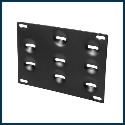 Bumper Tow Hook License Plate Mount Bracket for Mercedes