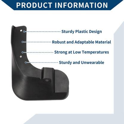 Mud Flaps Splash Guards 2 x Front & Rear for Toyota Vios (2019-2022)