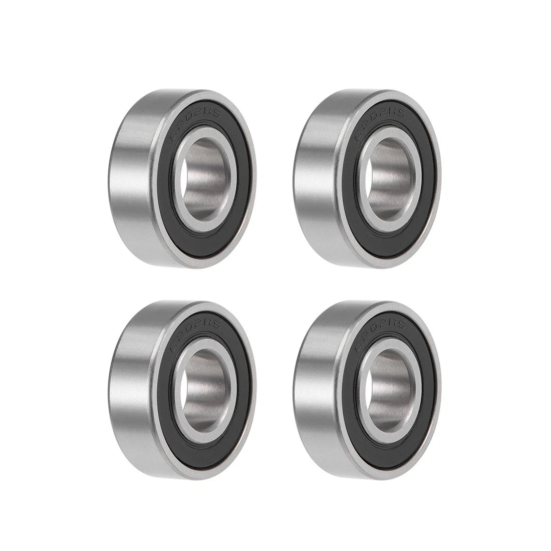 4x Deep Groove Ball Bearings Z2 15x35x11mm Double Sealed Carbon Steel