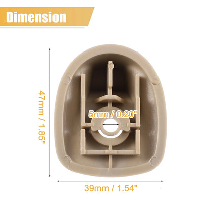 Beige Sun Visor Clip Retainer for Dodge Chrysler