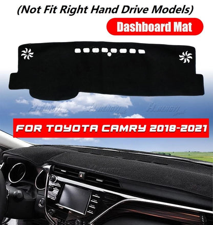 Dashboard Cover Dash Mat Interior Pad for Toyota Camry (2018–2020)