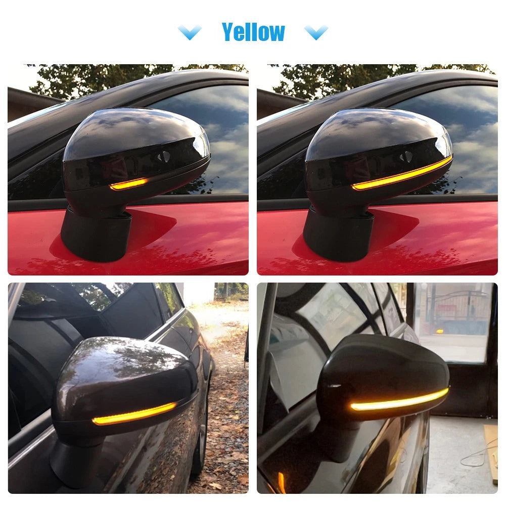 2 x Dynamic LED Mirror Indicator Turn Signal Lights for Audi A1 (2011-2019)