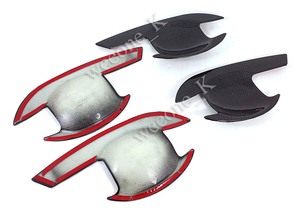 4 x Door Handle Bowl Inserts Covers for Mitsubishi Triton L200 (2006-2014)