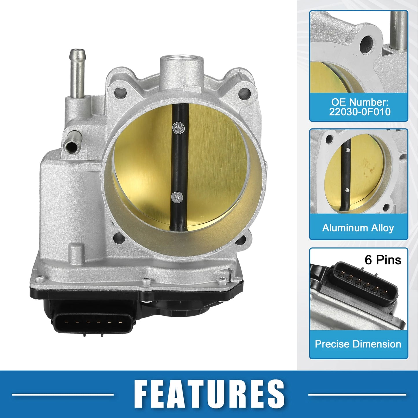 Throttle Body Actuator for Toyota 4Runner 4.7L V8 (2005-2009)