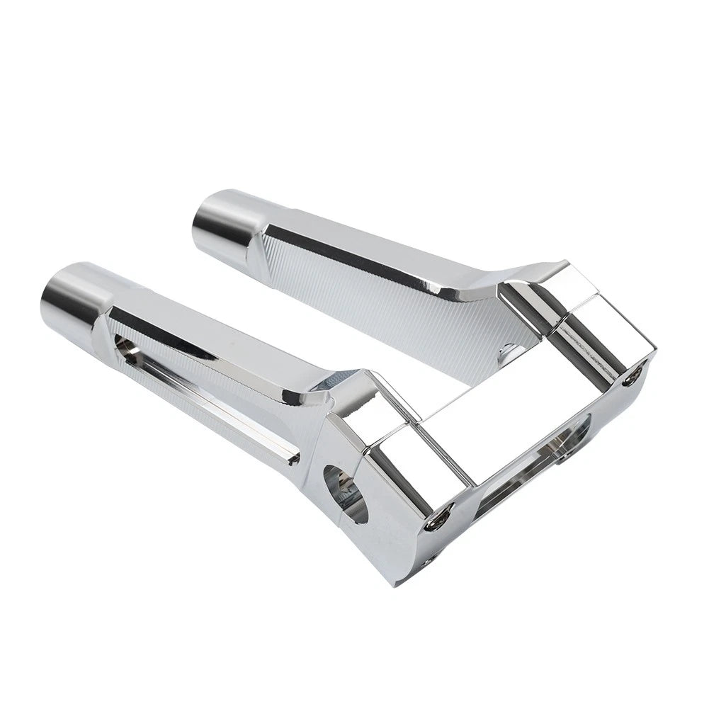 8" Chrome Pullback Handlebar Riser for Harley Dyna M8 Softail Street Bob (18-21)
