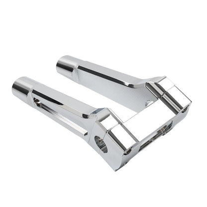 8" Chrome Pullback Handlebar Riser for Harley Dyna M8 Softail Street Bob (18-21)