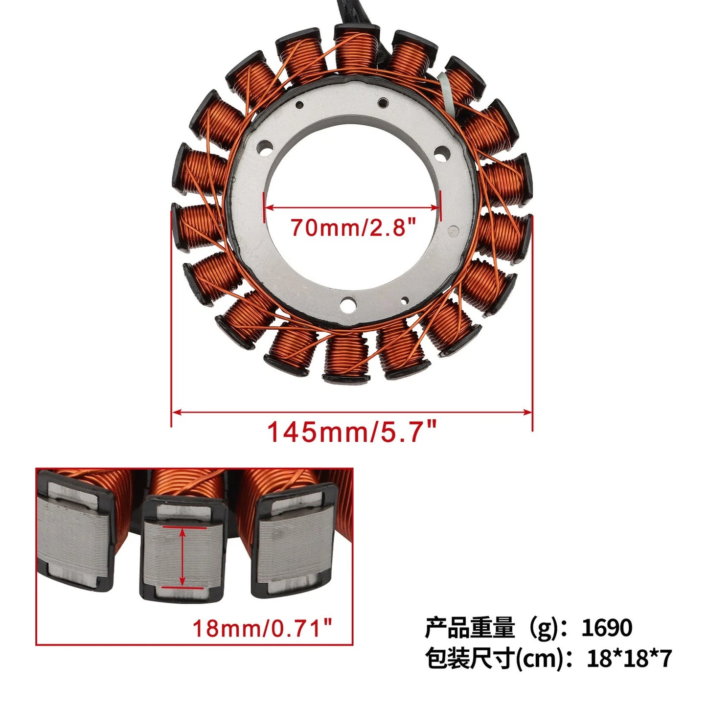 Generator Magneto Stator for Polaris Sportsman 550 (2009–2014)
