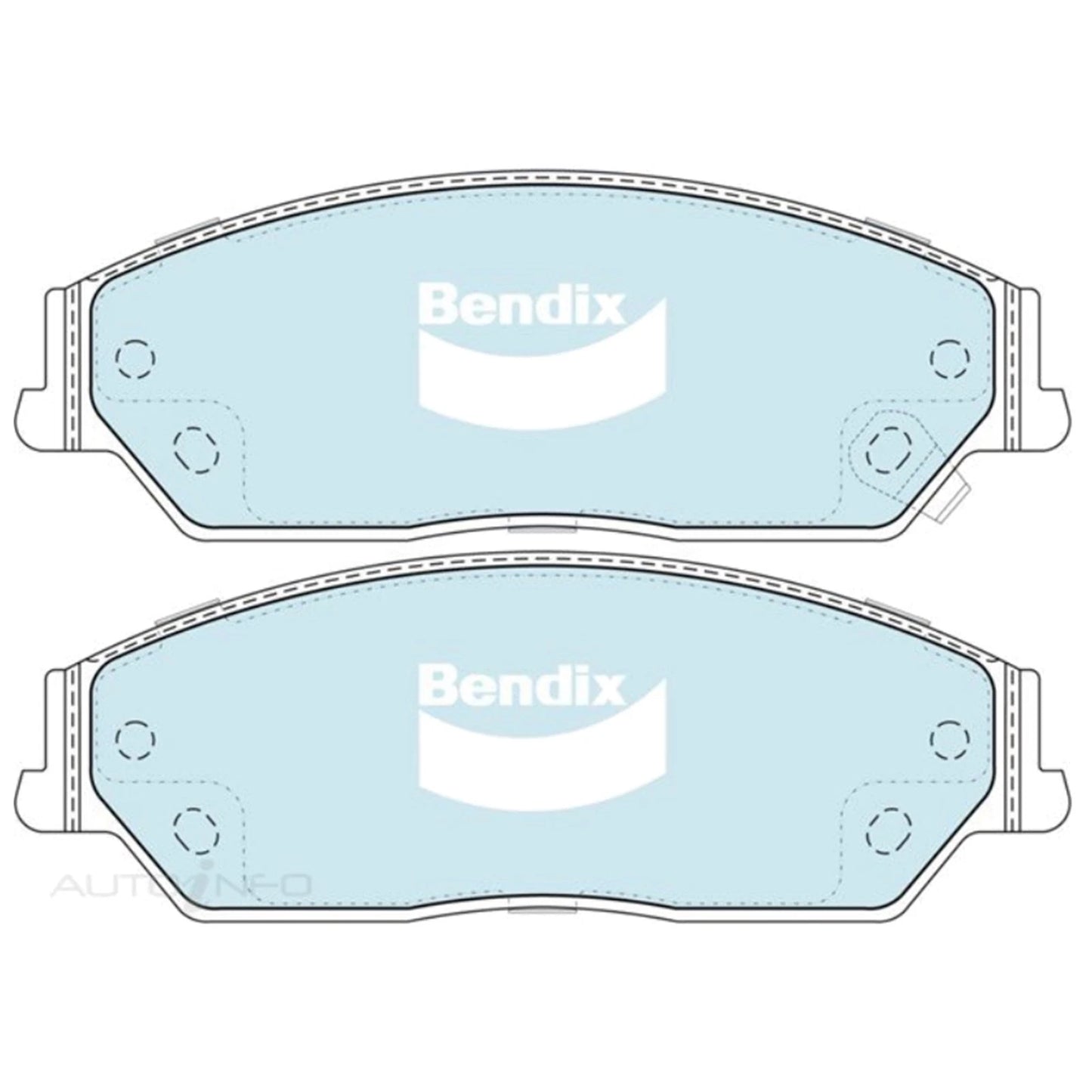 GCT Front Disc Brake Pad Set for Toyota Camry (2006–2017)