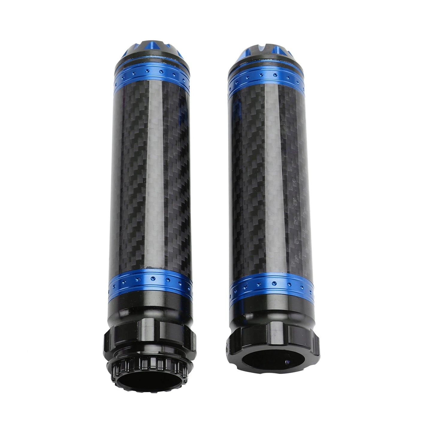 7/8" Motorcycle Handlebar Grips Carbon Blue for Cub (2022)