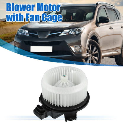 Blower Motor w/Fan Cage for Toyota Rav4, Corolla, Scion (2001-2023)