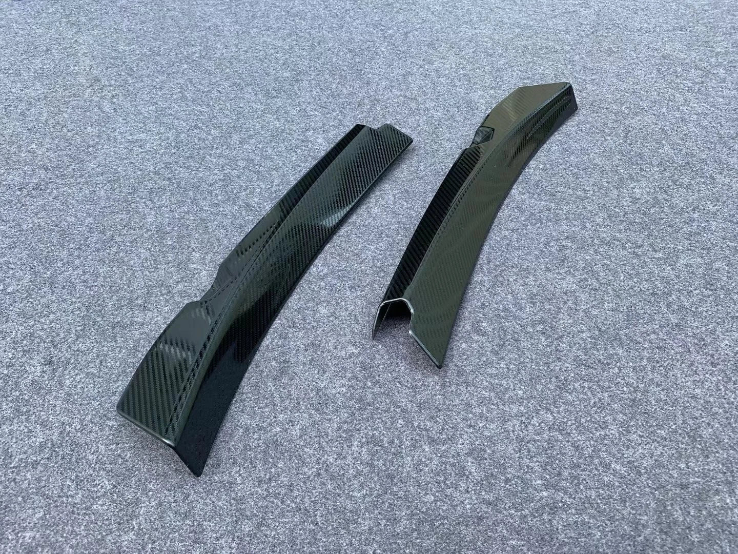 Rear Inner Bumper Guard Cover Trim for Tesla Model 3 (2018-2023) 2 x Steel Fiber