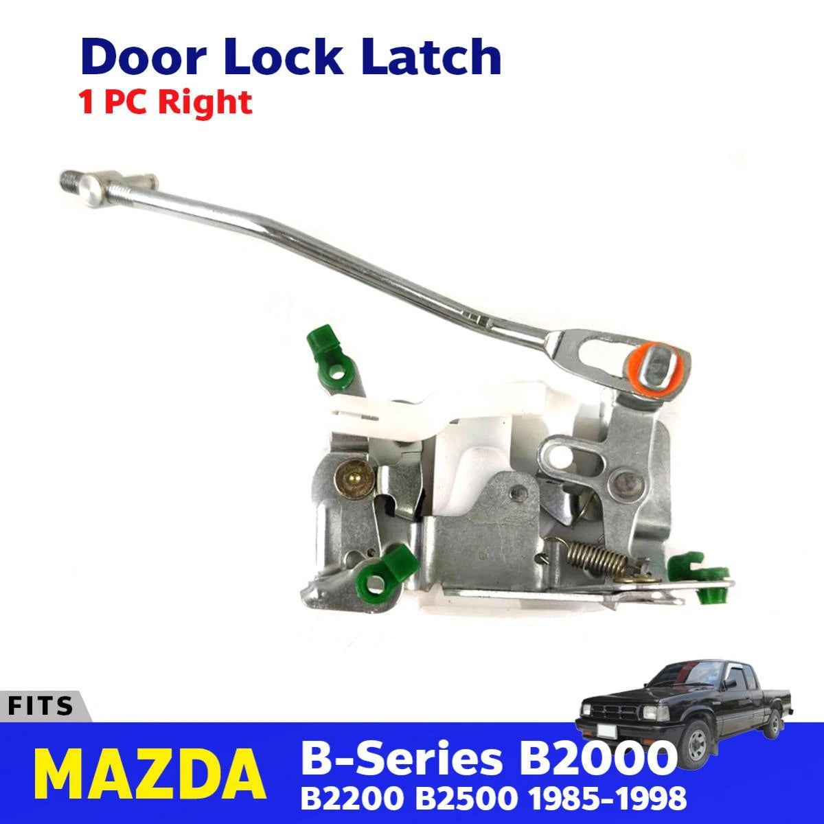 Door Lock Latch RH Fits Mazda B-Series B2000 B2200 B2600 2D Pickup 1985-98 D06