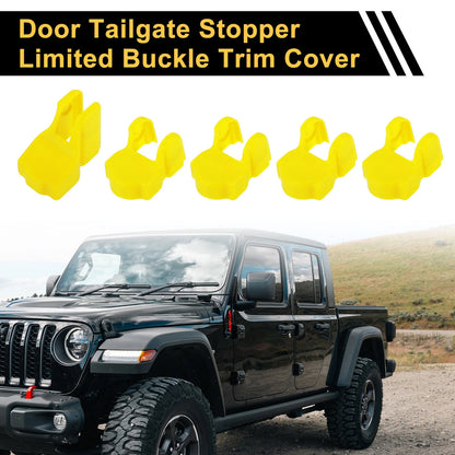 Door Limiting Cover Trim for Jeep Wrangler JL JLU (2018-2024) - Yellow
