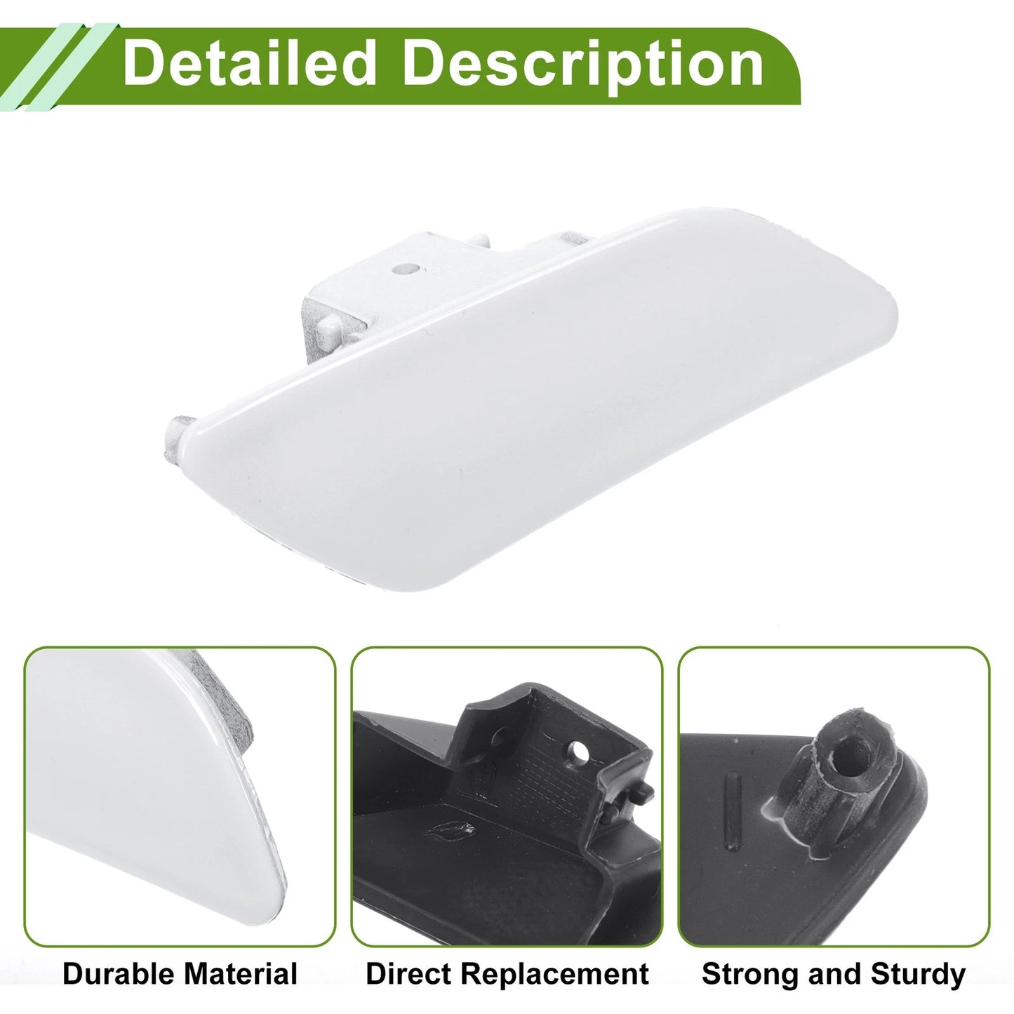 Washer Nozzle Cover Cap for Porsche Panamera (2014-2016) White