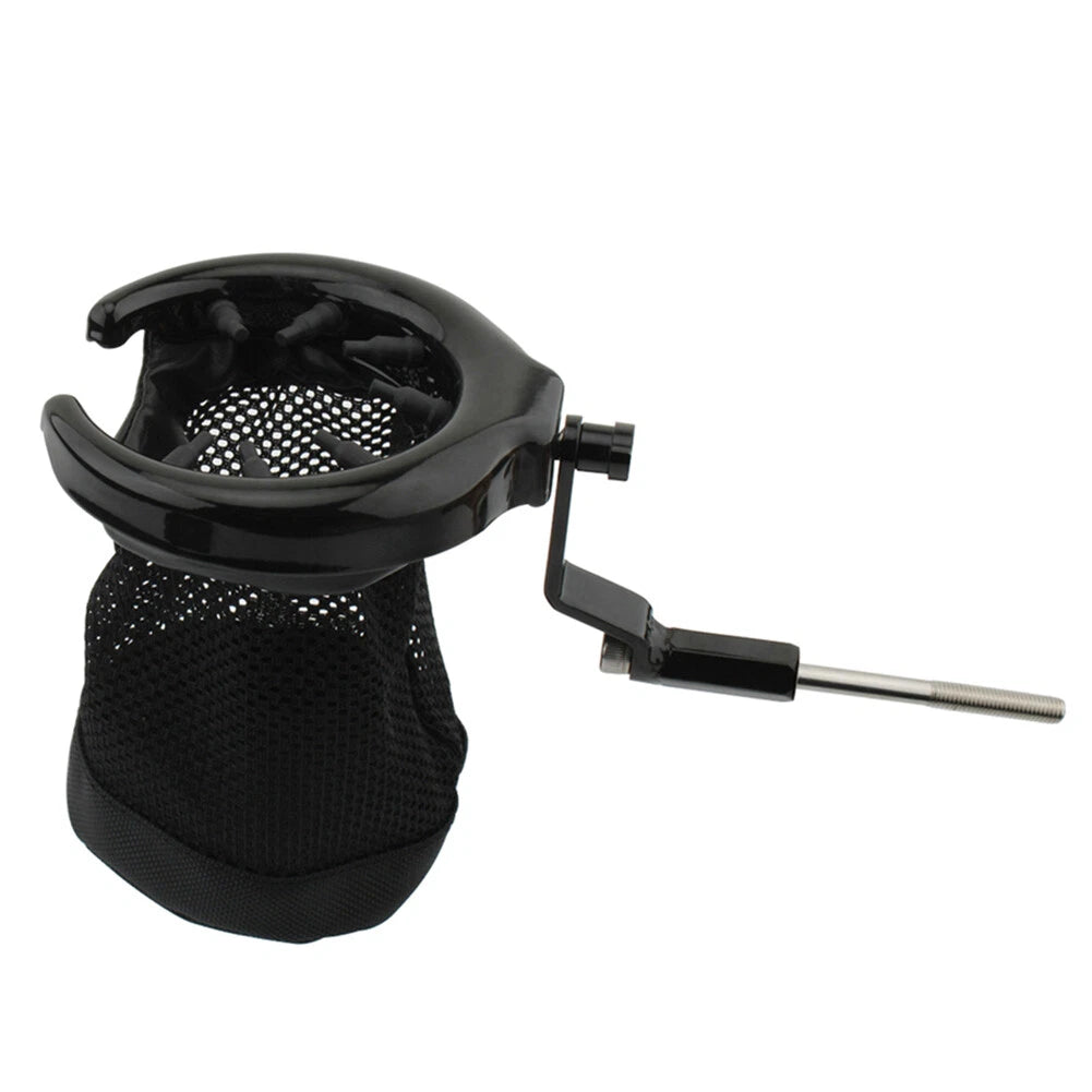 Black Rear Passenger Drink Cup Holder for Honda Goldwing GL1800 (2001-2017)