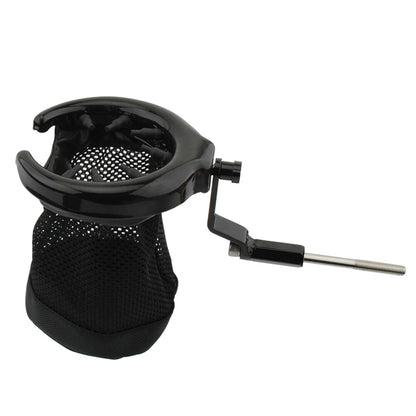 Black Rear Passenger Drink Cup Holder for Honda Goldwing GL1800 (2001-2017)