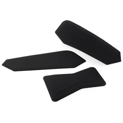 3 x Black Slip Sticker Traction Pads for BMW F750GS F850GS (2018-2023)