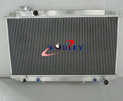 Aluminum Radiator +2 Fans for Toyota Cressida MX83 (1989-1993)