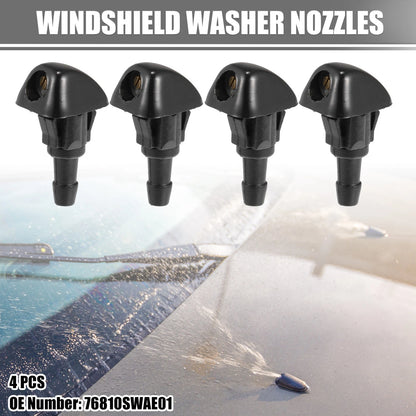 4 x Windshield Wiper Washer Nozzle Spray Jet for Honda Civic
