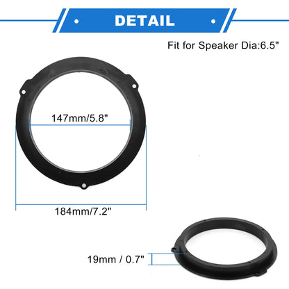 Speaker Spacer Ring for Ford Escape 6.5" Tweeter Speakers 2 x Pcs