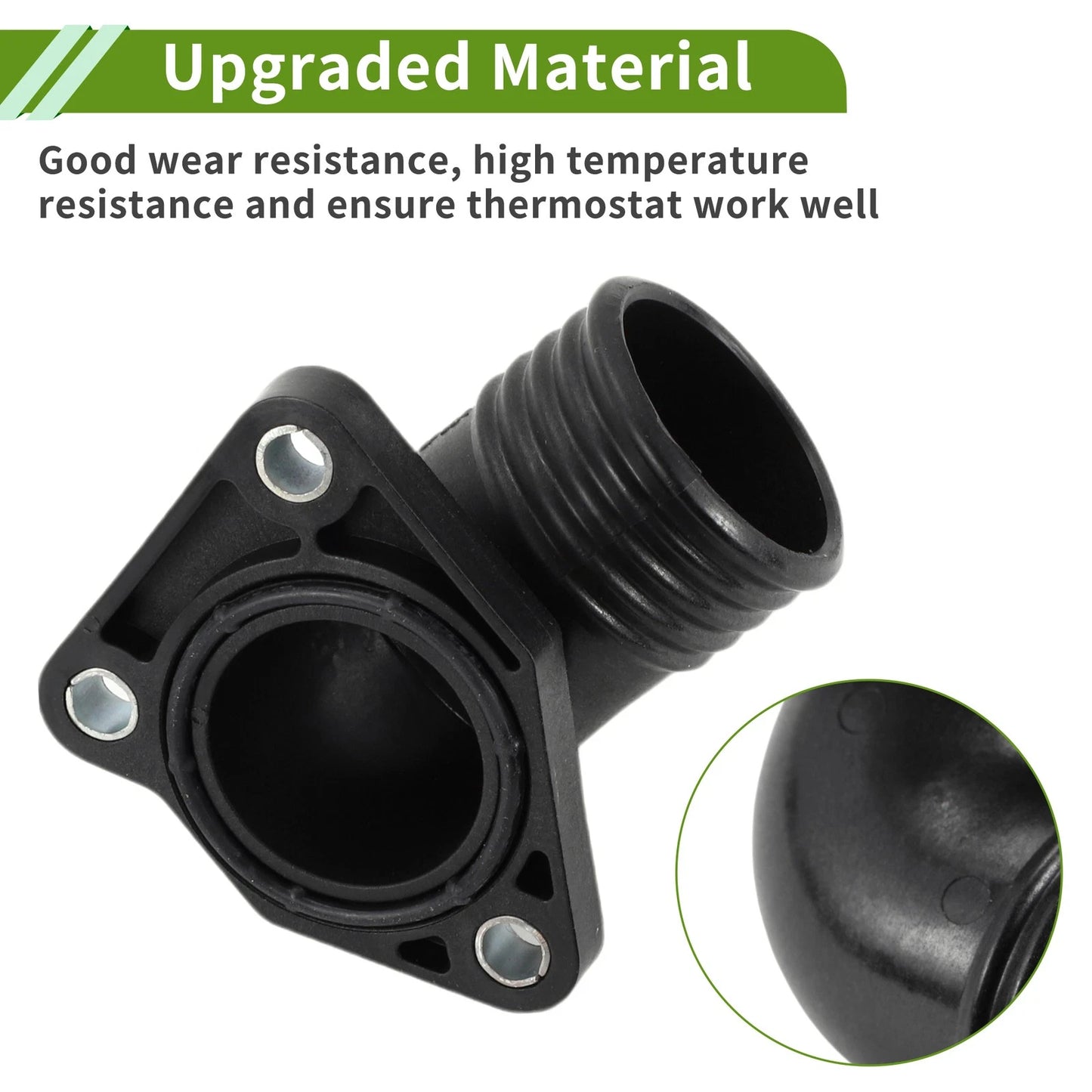 Engine Coolant Thermostat Housing for BMW Z3 E34 E36 316i 318i (1989-2000)
