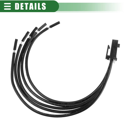 14AWG Blower Motor Resistor Connector for CHEVROLET Black