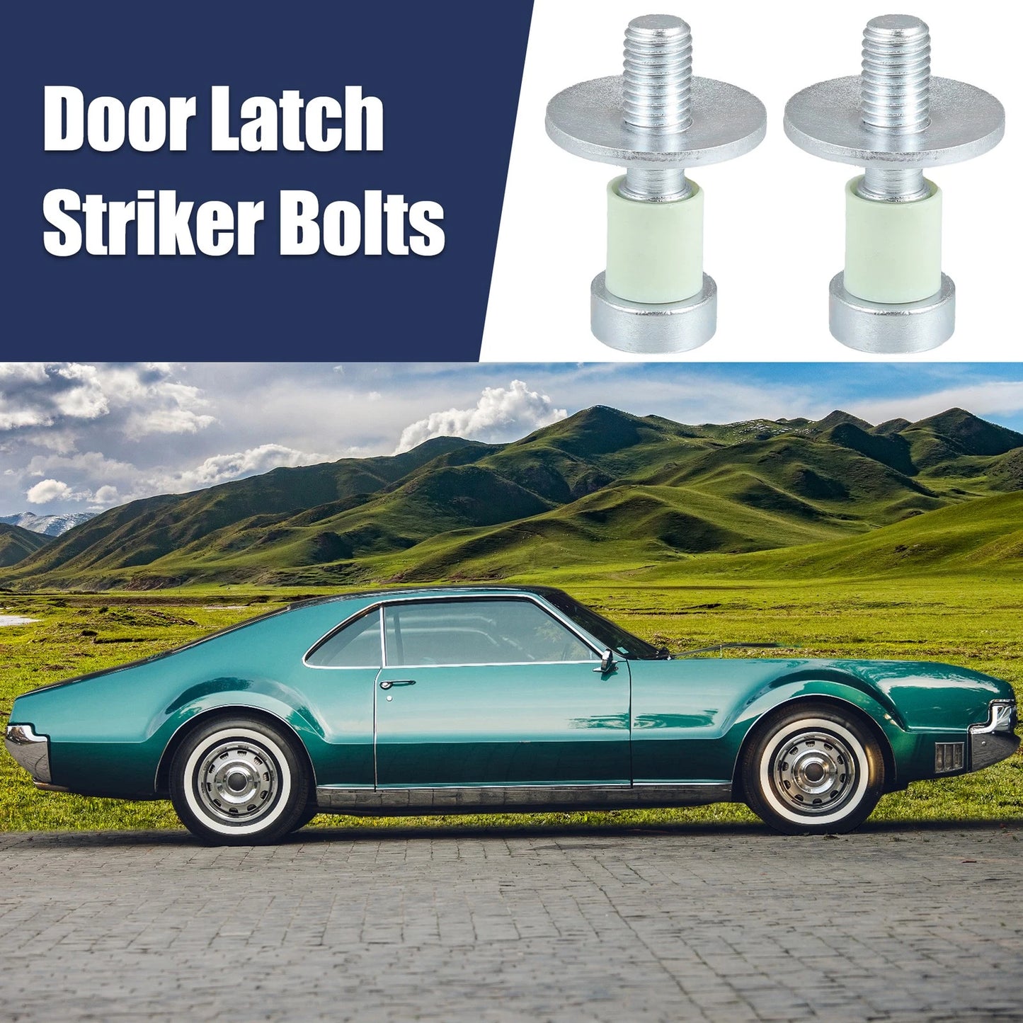 2 x Car Door Latch Lock Striker Bolts for GMC Jimmy