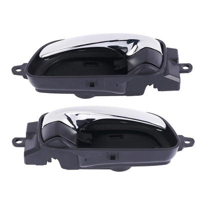 Door Handle Inner 2 x Chrome FrontRear LeftRight for Nissan Altima (2013–2017)