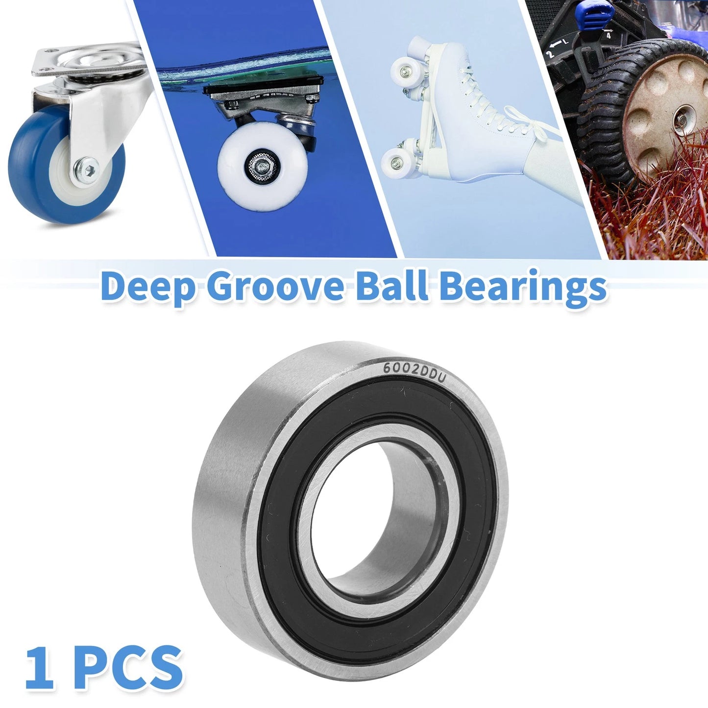 15x32x9mm Deep Groove Ball Bearings for Scooter Skateboard Wheel