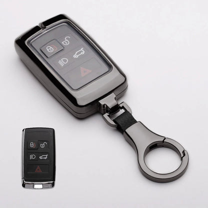 Zinc Alloy Car Key Fob Case Cover for Jaguar Land Rover Range Rover Evoque (2011–2024)