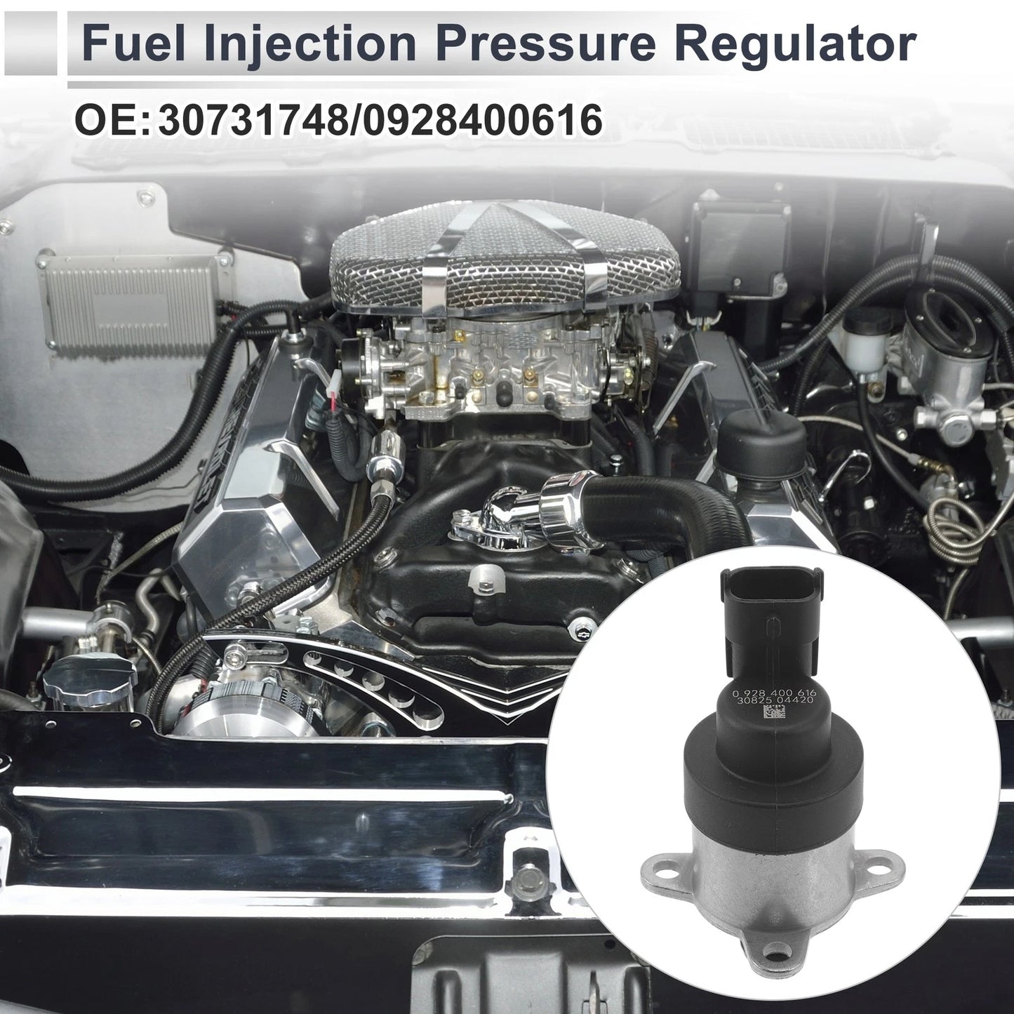 Fuel Pressure Regulator 20-70 Psi for Volvo S60 (2003-2005)