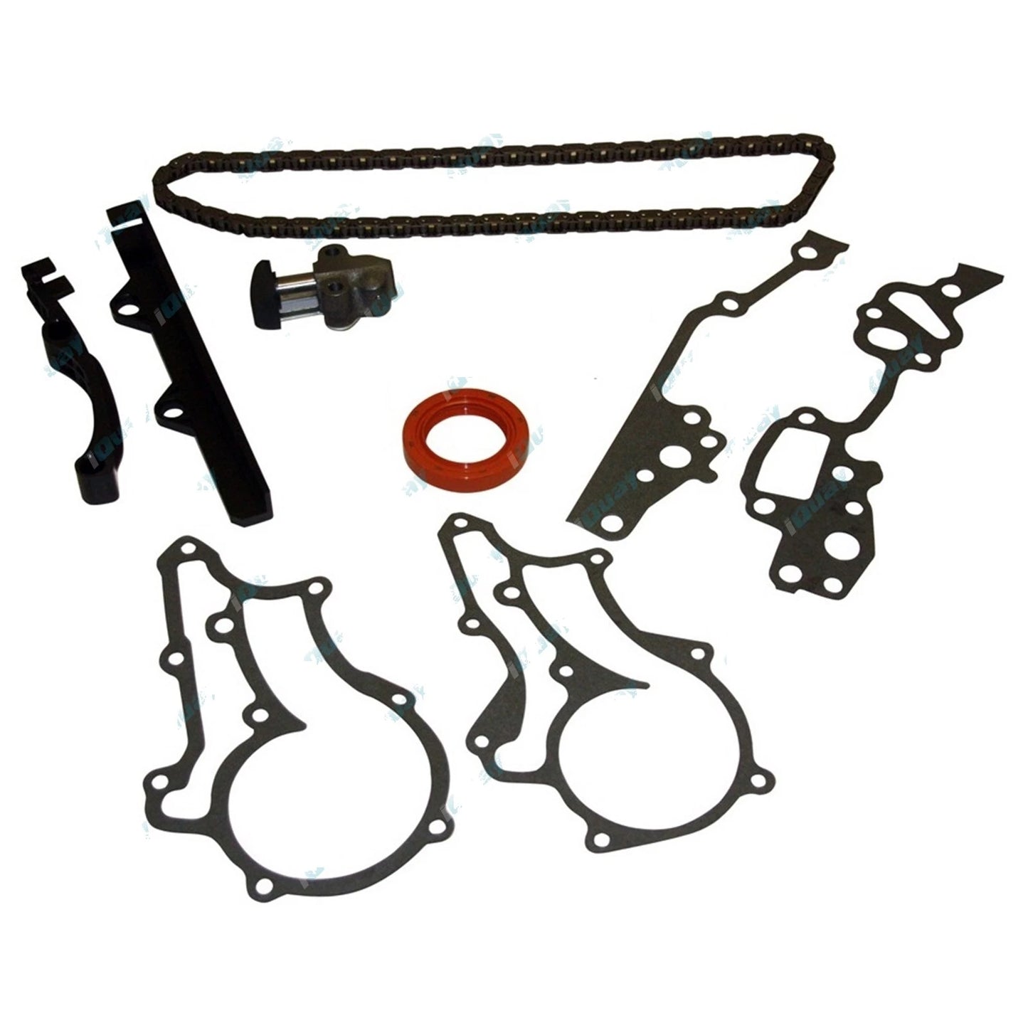 Engine Timing Chain + Tensioner + Guides Kit 22R 22RE for Toyota Bundera RJ70