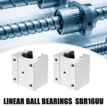 4pcs 16mm IDx45mm ODx33mm Length Car Linear Ball Bearings for Car