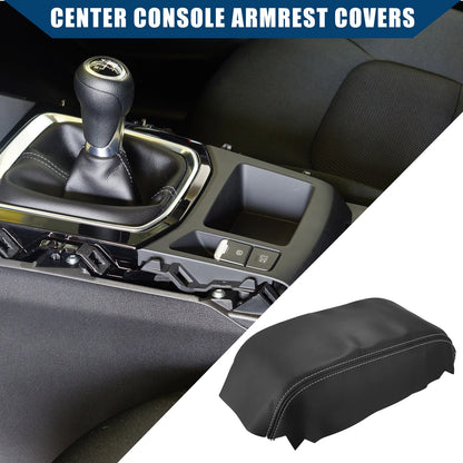 Center Console Armrest Covers for Nissan Pathfinder (2005-2012) Black Gray