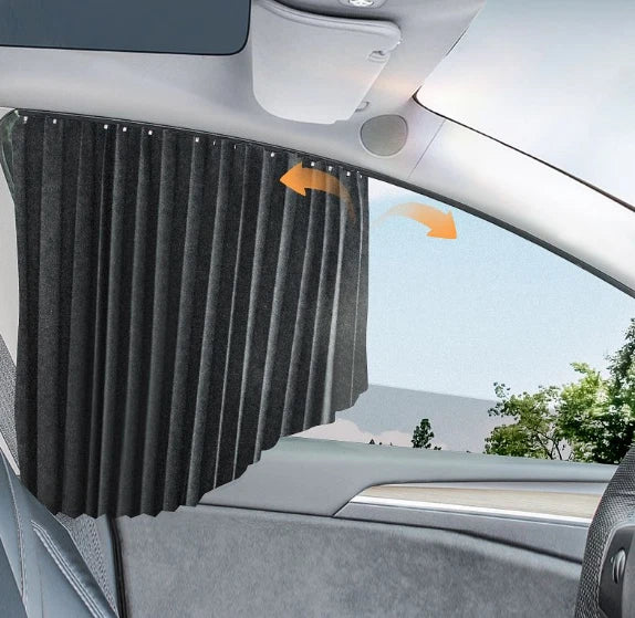 4x Side Window Sleep Privacy Camping Sunshade Shading Curtain for Tesla Model 3